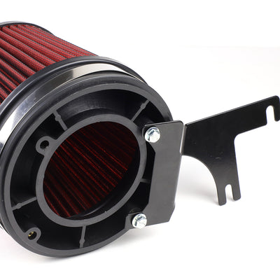 D-Motoring - Short Ram Air Intake System - 3.5 - W/ Cotton Gauze Type Filter - Cone Stlye - Reusable - 96-01 Ford Mustang 4.6L V8 - 5