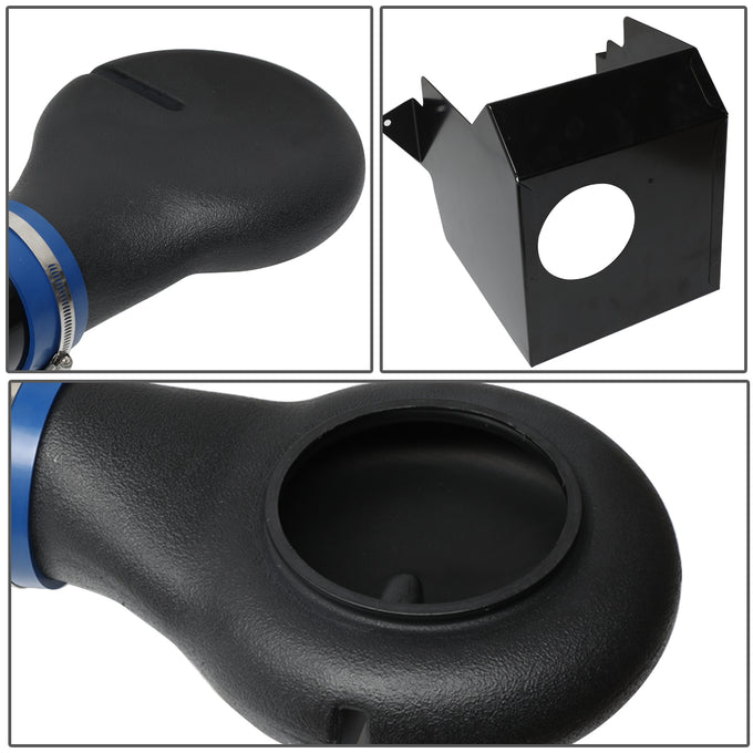 D-Motoring - 94-02 Dodge Ram 2500 Short Ram Air Intake System with Heat Shield - 3