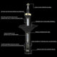 D-Motoring - 84-01 Jeep Cherokee Wagoneer 2WDShocks - Front - Mild Steel - Pair - 2