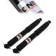 D-Motoring - 84-01 Jeep Cherokee Wagoneer 2WDShocks - Front - Mild Steel - Pair - 1