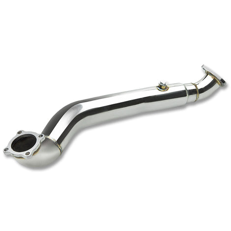 D-Motoring - Downpipe - Stainless Steel - 07-08 Honda Fit/Jazz GD3 L15A1 2WD - 1