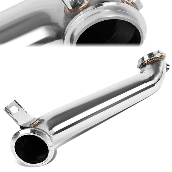 3 in. OD Turbo Downpipe - Stainless Steel <br>11-15 Chevy Silverado GMC Sierra 2500HD 3500 6.6L