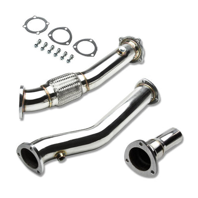 D-Motoring - Downpipe - 3.5 Inlet - 3 Outlet - 3 Piping Diameter - Stainless Steel - 99-06 Audi TT Quattro Mk1 Typ 8N 1.8T - 1