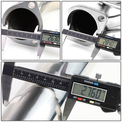 D-Motoring - Downpipe - 2.75 Inlet - 3 Outlet - 3 Piping Diameter - Stainless Steel - 89-98 Nissan 240SX Silvia S13/ S14 SR - 5