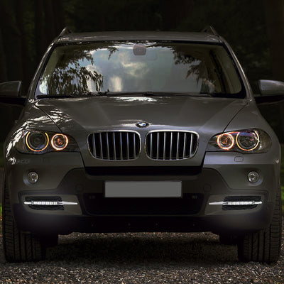 D-Motoring - Day Time Running Lights - 5 LEDs Per Side - Plug-n-Play - 07-10 BMW X5 - 5