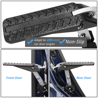 5 Angles Foldable Car Door Latch Hook Step Pedal (A Variety of Color Options)