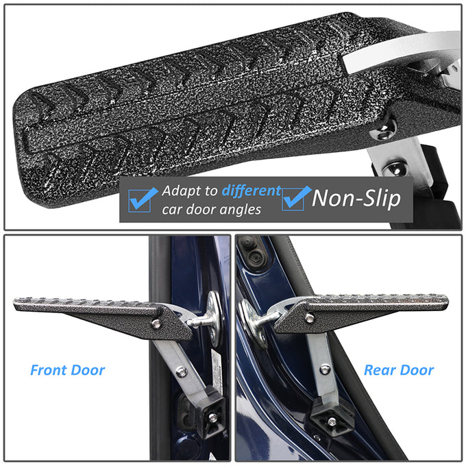 5 Angles Foldable Car Door Latch Hook Step Pedal (A Variety of Color Options)