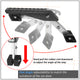 5 Angles Foldable Car Door Latch Hook Step Pedal (A Variety of Color Options)