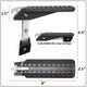 5 Angles Foldable Car Door Latch Hook Step Pedal (A Variety of Color Options)