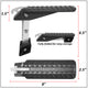 5 Angles Foldable Car Door Latch Hook Step Pedal (A Variety of Color Options)