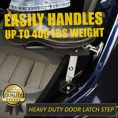 5 Angles Foldable Car Door Latch Hook Step Pedal (A Variety of Color Options)
