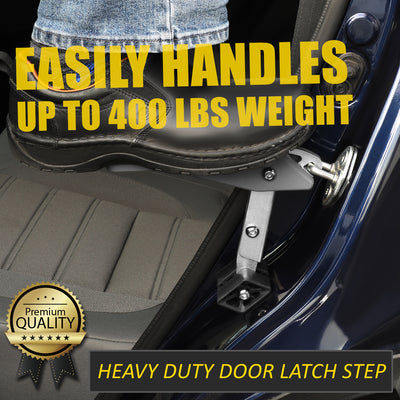 5 Angles Foldable Car Door Latch Hook Step Pedal (A Variety of Color Options)