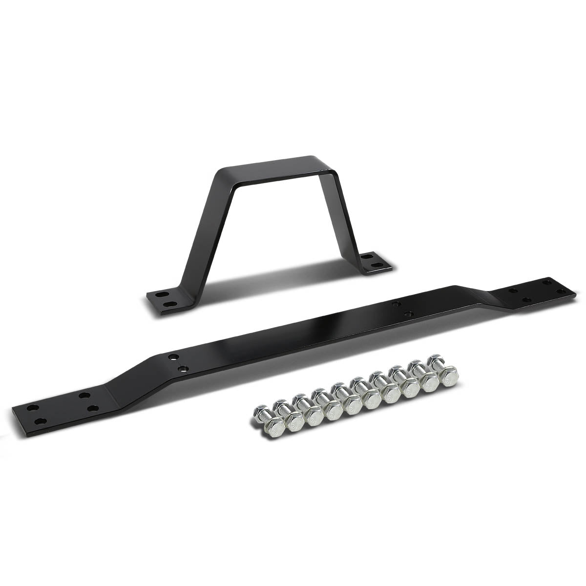 D-Motoring - Driveshaft Safety Loop - Powder-Coated - Mild Steel - 2PC - 79-04 Ford Mustang - 1