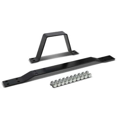 D-Motoring - Driveshaft Safety Loop - Powder-Coated - Mild Steel - 2PC - 79-04 Ford Mustang - 1