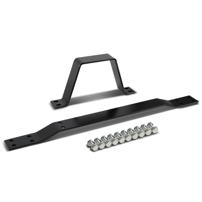 D-Motoring - Driveshaft Safety Loop - Powder-Coated - Mild Steel - 2PC - 79-04 Ford Mustang - 1