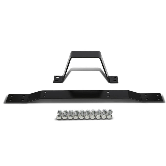 D-Motoring - Driveshaft Safety Loop - Powder-Coated - Mild Steel - 2PC - 79-04 Ford Mustang - 3