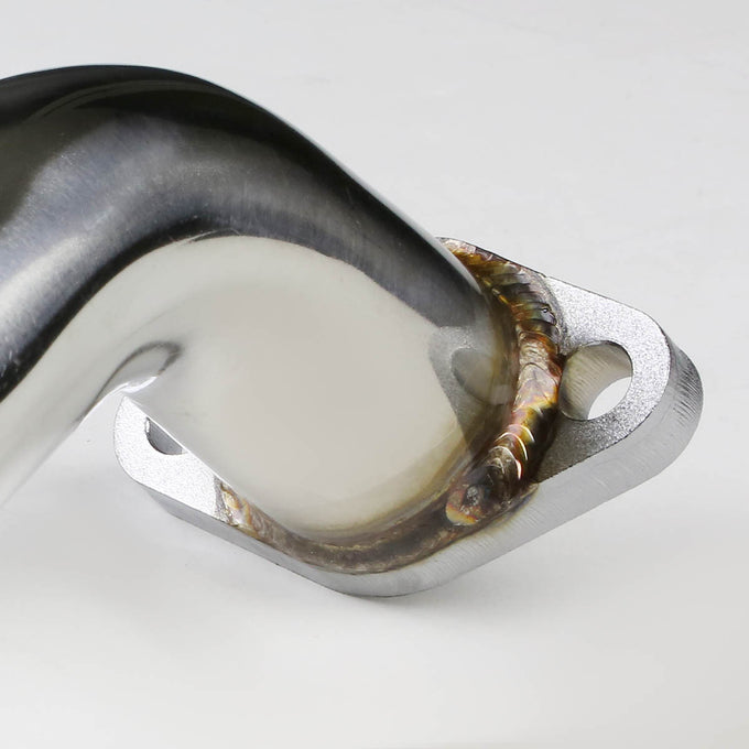 D-Motoring - Dump Pipe - 1.25 Inlet/Outlet - Stainless Steel - 3
