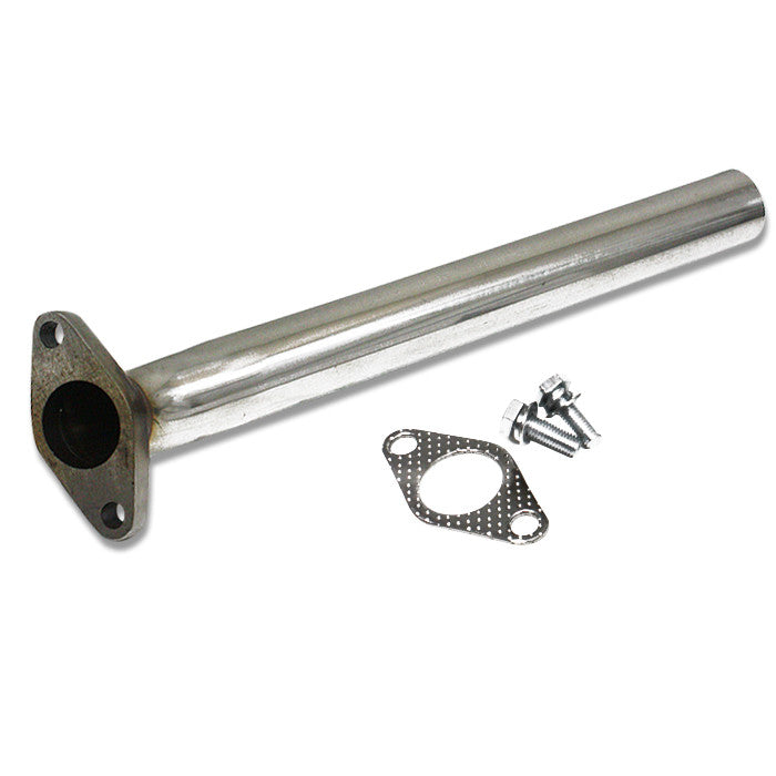D-Motoring - Dump Pipe - 1.5 Inlet/Outlet - Stainless Steel  - 1