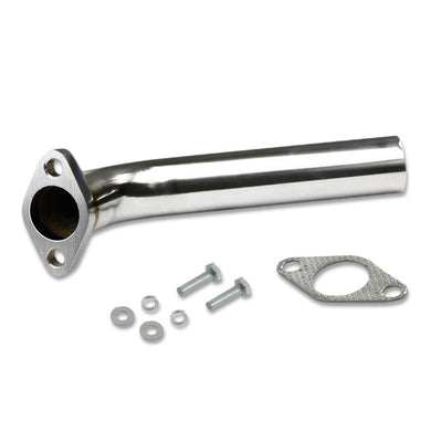 D-Motoring - Dump Pipe - 1.575 Inlet/Outlet - Stainless Steel - 1