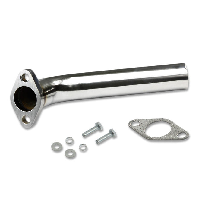 D-Motoring - Dump Pipe - 1.575 Inlet/Outlet - Stainless Steel - 1