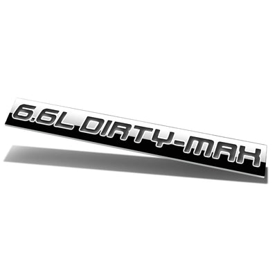 D-Motoring - Emblem -  6.6L DIRTY MAX - 1
