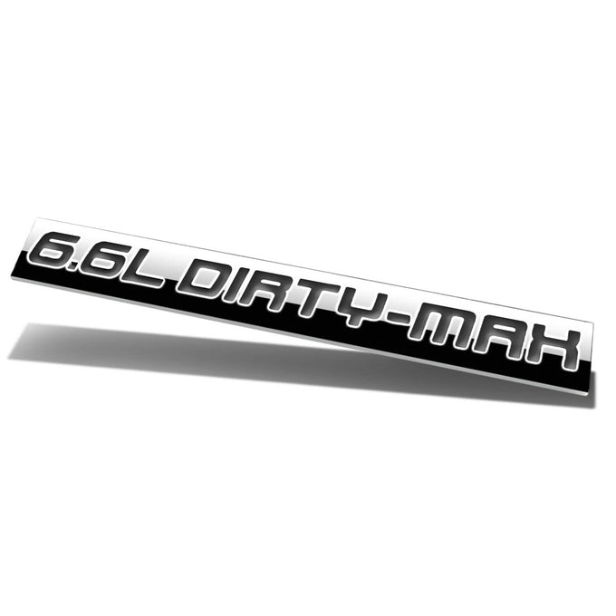 D-Motoring - Emblem -  6.6L DIRTY MAX - 1