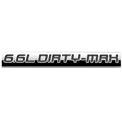 D-Motoring - Emblem -  6.6L DIRTY MAX - 4