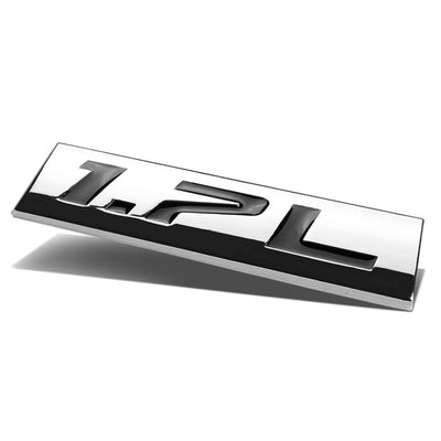 1.7L Tape-on Chrome Emblem Badge Decal <br>Universal