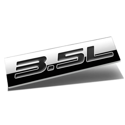 3.5L Tape-on Chrome Emblem Badge Decal <br>Universal