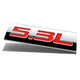5.3L Tape-on Chrome Emblem Badge Decal <br>Universal