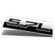 5.7L Tape-on Chrome Emblem Badge Decal <br>Universal