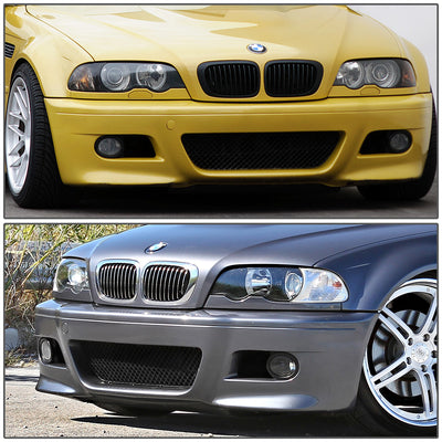 D-Motoring - Front Bumper - Body Kit+Grille+Fog Light - M3 Style - All BMW E46 Non M3 Models - 2