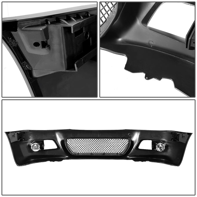 D-Motoring - Front Bumper - Body Kit+Grille+Fog Light - M3 Style - All BMW E46 Non M3 Models - 7