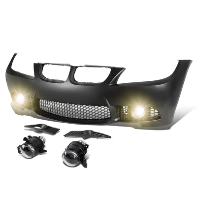 D-Motoring - Front Bumper - Body Kit+Grille+Fog Light - M3 Style - 09-11 BMW E90 Models - 1