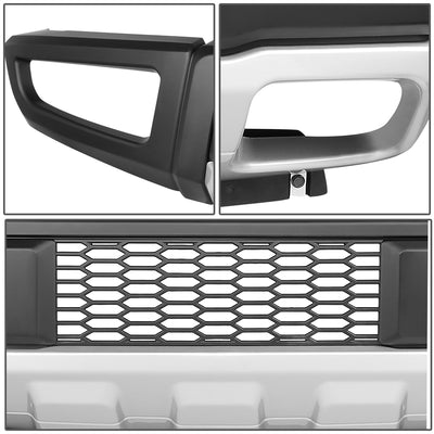 D-Motoring - Front Bumper - Raptor Conversion Style - Polypropylene and ABS Plastic - 15-17 Ford F-150 - 3
