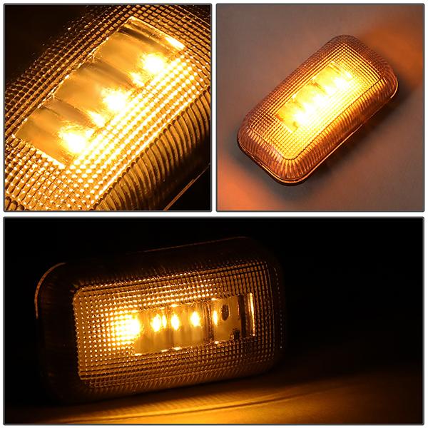 15-19 Silverado Sierra 4X Dually Side Marker Lights - Smoked Lens - Set of 4 - FENDL-CS15-SM - 3