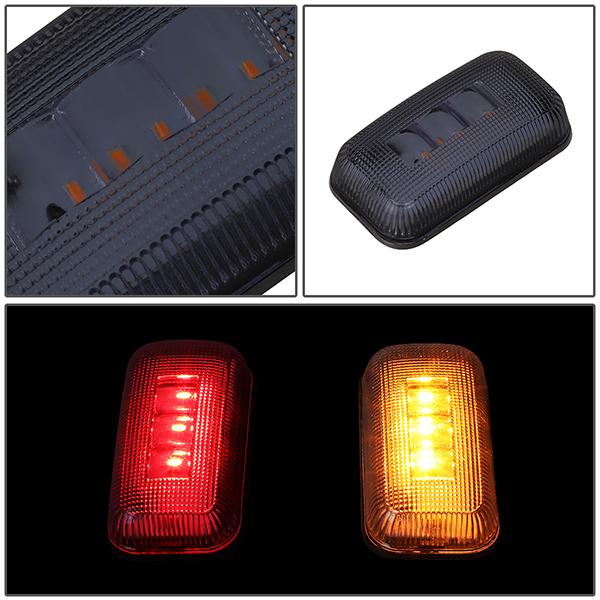 15-19 Silverado Sierra 4X Dually Side Marker Lights - Smoked Lens - Set of 4 - FENDL-CS15-SM - 5