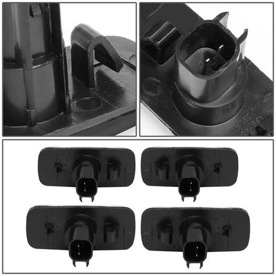 10-17 Ram Truck 3500 Side Marker Lights - LED - Bed Side Fender - Smoked Lens - Set of 4 - FENDL-DRAM10-SM - 6