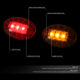 D-Motoring - 99-10 Ford F-250SD, F-350SD, F-450SDSide Marker Lights - LED - Smoked Lens - Dually Fender - Pair - 2