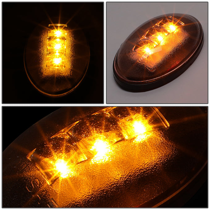 D-Motoring - 99-10 Ford F-250SD, F-350SD, F-450SDSide Marker Lights - LED - Smoked Lens - Dually Fender - Pair - 3