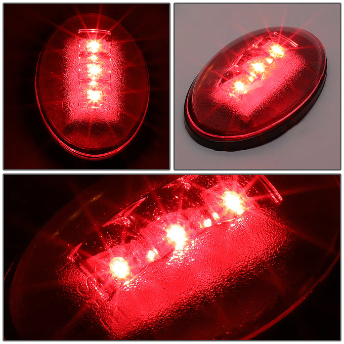 D-Motoring - 99-10 Ford F-250SD, F-350SD, F-450SDSide Marker Lights - LED - Smoked Lens - Dually Fender - Pair - 4