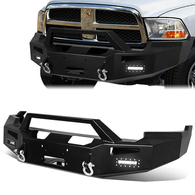 09-12 Ram Truck 1500 Rock Crawler Front Bumper - W/Winch Plate+LED Fog Light - FGBP-002 - 1
