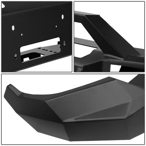 13-18 Ram Truck 1500 Rock Crawler Front Bumper - W/Winch Plate+LED Fog Light - FGBP-003 - 5