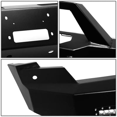 10-14 Ford F150 Raptor Rock Crawler Front Bumper - W/Winch Plate+LED Fog Light - FGBP-004 - 5