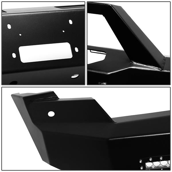 10-14 Ford F150 Raptor Rock Crawler Front Bumper - W/Winch Plate+LED Fog Light - FGBP-004 - 5