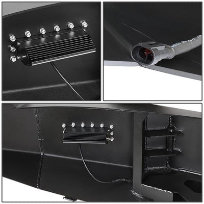 10-14 Ford F150 Raptor Rock Crawler Front Bumper - W/Winch Plate+LED Fog Light - FGBP-004 - 7