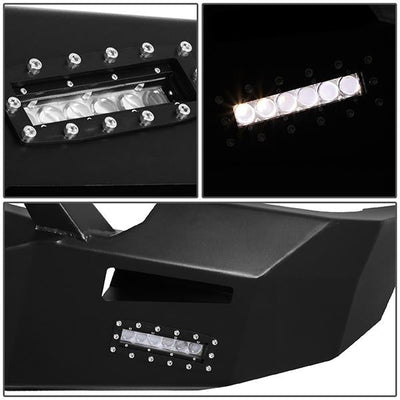 09-14 Ford F150 Rock Crawler Front Bumper - W/Winch Plate+LED Fog Light+D-Ring - FGBP-005 - 4