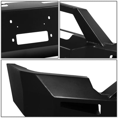 09-14 Ford F150 Rock Crawler Front Bumper - W/Winch Plate+LED Fog Light+D-Ring - FGBP-005 - 5