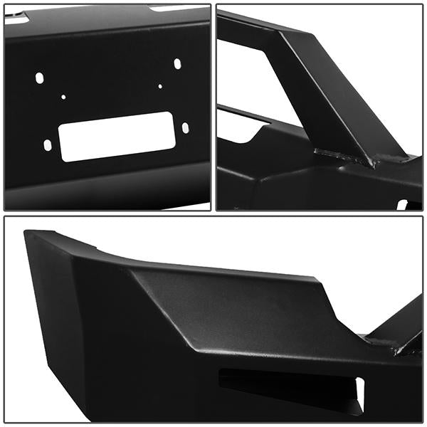 09-14 Ford F150 Rock Crawler Front Bumper - W/Winch Plate+LED Fog Light+D-Ring - FGBP-005 - 5