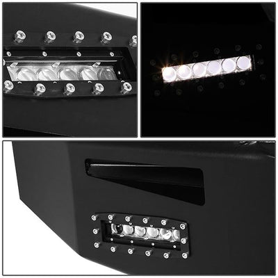 07-13 GMC Sierra 1500 Rock Crawler Front Bumper - W/Winch Plate+LED Fog Light - FGBP-006 - 4